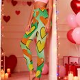 thumbnail image 2 of ClodeEU Women's Valentine's Day Print Stretchy Leggings for Fitness, Running,Casual Wear Green 04,Womens Plus XXXL, 2 of 9