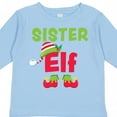 thumbnail image 4 of Inktastic Christmas Sister Elf Girls Long Sleeve Toddler T-Shirt, 4 of 5