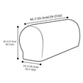 thumbnail image 4 of bedienty Removable Sofa Chair Protector Elastic Armchair Covers Armrest Cover Breathable Couch Guard Slipcover for Living Room 1Set, 4 of 5