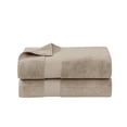thumbnail image 3 of Brooklyn Loom Turkish Cotton 2-Piece 2 Pack Bath Sheet in Khaki, Cotton , Adult, All Season, OEKO-TEX Certified, 3 of 6
