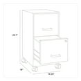 thumbnail image 6 of Alera 26414 Two-Drawer Mobile Vertical File 2 Letter-Size File Drawers 14.25 x 18 x 26.7 - Pearl White, 6 of 6