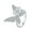 Silver, variant on Butterfly Fidget Ring Spinner Anxiety Rings for Women Adjustable Open Cubic Zircon Stackable Ring for Stress Relief Meditation Jewelry Gift