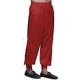 thumbnail image 2 of Atasi Mens Rayon Solid Readymade Harem Pajama Ethnic Wear Elastic Bottom Pant, 2 of 5
