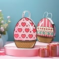 thumbnail image 5 of Easter Gift Bags with Handles Pink, 7.5"x6.3" Cute Egg Paper Party Favor Bags for Easter Party Favors, Unique Colorful Gift Wrap Bags Goodie Bags for Kids Party, Holiday, Brithday, 5 of 6