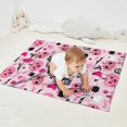 thumbnail image 2 of Halloween Pink Spooky Hearts and Ghosts Blanket,Comfortable Soft Flannel Throw Blanket,All Season,Warm Lightweight Blankets for Sofa Bed Couch Living Room Chair,30"x40", 2 of 4