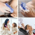 thumbnail image 3 of Hair Scalp Massager Integrated Design Silicone Shampoo Dandruff Shower Neck Brush Gentle Bath Body Head Scrubber Exfoliating Premium Wet And Dry Easy to Clean Hair Care Product for Women & Men(black), 3 of 7