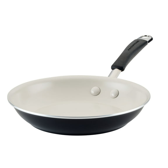 Rachael Ray Cucina 8.5 inch Ceramic Nonstick, Frying Pan, Peppercorn
