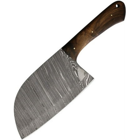 Damascus DM-1278 Butcher 11.5 Knife w/6.5 Damascus Blade