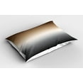thumbnail image 2 of Ambesonne Ombre Pillow Sham 2 Pack, Brown and Grey Pattern, 36"x20", Brown Grey, 2 of 3