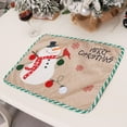 thumbnail image 4 of Huayishang Set de Table de Noël Isolant Lavable Vintage Rustique, 4 of 6