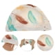 thumbnail image 3 of Gorro de natación de nailon con patrón de plumas beige, 1 pieza, 3 of 5