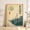 Rolled Canvas, variant on Japanese Harbour Poster, Green Coastal Fishing Boats Art, Vintage Ukiyo E Style Print