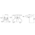 thumbnail image 3 of Ensemble table et chaises Carlington de Mainstays, 3 of 9