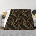 thumbnail image 1 of Fotbe Sea Turtle With Ocean Manta de Franela con Estampado, Manta Ultrasuave para Cama, Sofá, Auto, Hipoalergénica y Antibolitas-80"x60", 1 of 6