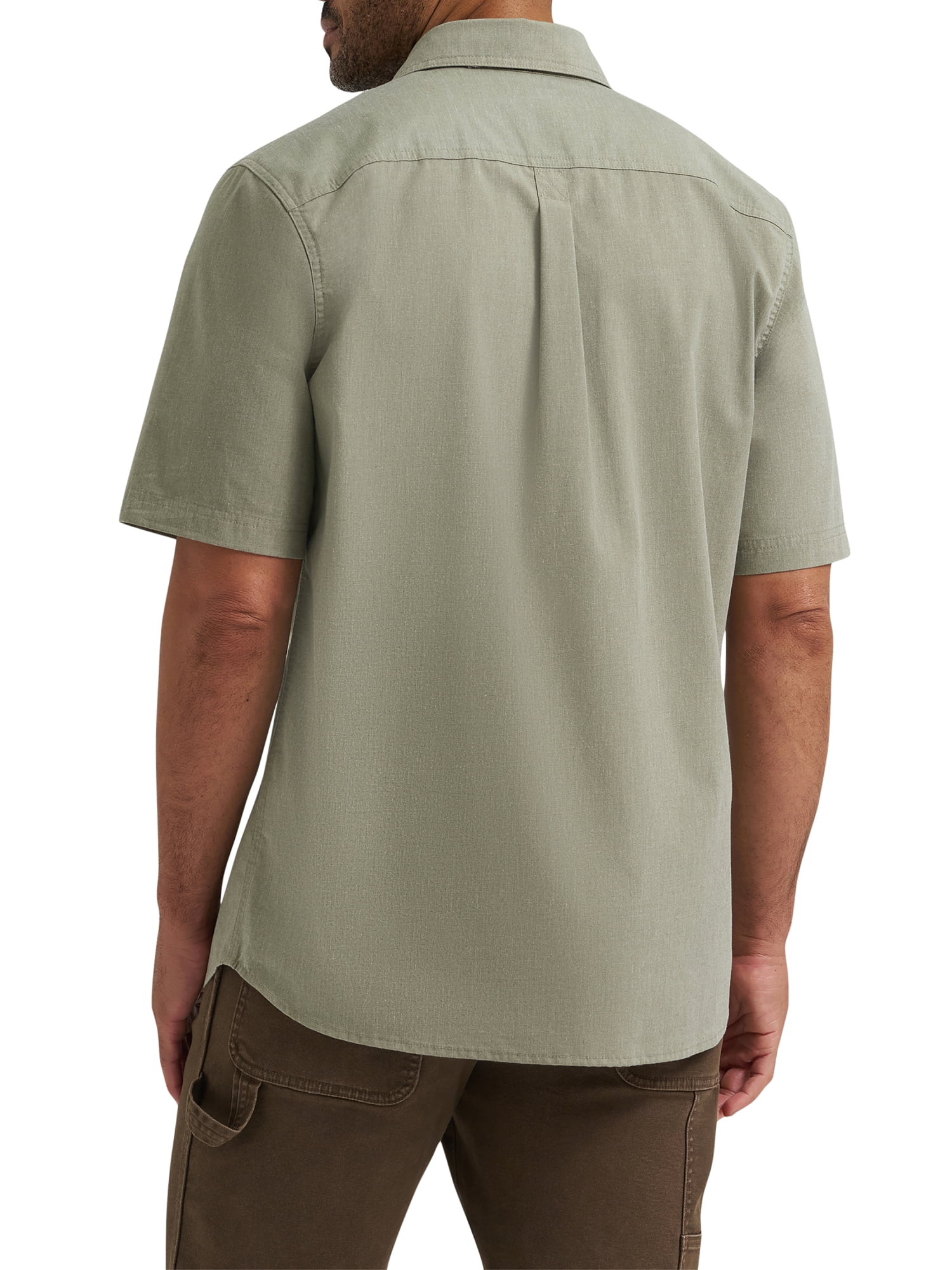 Wrangler® Men's Relaxed Stretch Short Sleeve Shirt, Sizes S-5XL