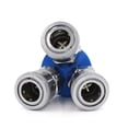thumbnail image 2 of Conector rápido JM de compresor de aire SMV 1/4' tipo 2/3 vías redondo, 2 of 3