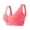 Z02-Watermelon Red, variant on Post Surgery Bras Front Closure Compression Bra Mastectomy Bras (Watermelon Red, S)
