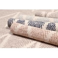 thumbnail image 6 of Pasargad Home Simplicity 9' x 12' Hand-Woven Cotton Aqua/Ivory Rug - All Ages, Indoors, 6 of 9