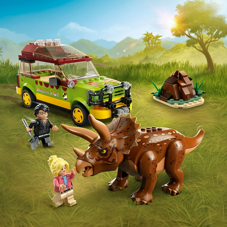 LEGO Jurassic Park Triceratops Research 76959 Jurassic World Toy Building  Set, Fun Birthday Gift for Kids Aged 8 and Up, Featuring a Buildable Ford