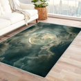 thumbnail image 1 of Moon Rugs for Living Room Bedroom - Cloud Rug 5x6 - Aesthetic Carpet for Home Decor - Washable Non Slip Patterned Indoor Large Area Rug - Soft & Low Pile (ZJ&388), 1 of 7