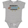 thumbnail image 3 of Inktastic Meemaws Little Cowboy with Cowboy Hat and Boots Boys Baby Bodysuit, 3 of 5