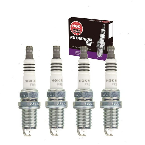 4 pc NGK Ruthenium HX Spark Plugs compatible with Toyota 4Runner 2.7L L4 2000