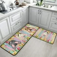 thumbnail image 4 of Hearth & Gear Easter Themed 2 Piece Rug Set Easy To Clean For Home Decoration Thick Throw Light Rugs for Living Room Room Carpet Silk Throw Blanket Carpet for Living Room 8x10 10x10 Rugs for Living, 4 of 6
