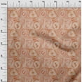 thumbnail image 3 of oneOone Cotton Poplin Light Brown Fabric Abstracts Fabric For Sewing Printed Craft Fabric By The Yard 42 Inch Wide, 3 of 5