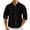 Black, variant on Dagugfen Mens Shirts Work Shirts Long Sleeve Button down Loose Lightweight Business Casual Office Tops Pocket
