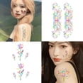 thumbnail image 3 of Single Color Butterfly Tattoo Sticker Waterproof Long-Lasting Simulation Dopamine Girl Ins Simple Japanese Cute Washable, 3 of 7