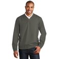 thumbnail image 1 of Discontinued  Port Authority ®  Zephyr V-Neck Pullover. J342 3Xl Grey Steel, 1 of 2