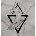 thumbnail image 2 of Triangle Whale Symbolic Spirit Animal Long Sleeve TShirt Men Women Brisco Brands S, 2 of 6