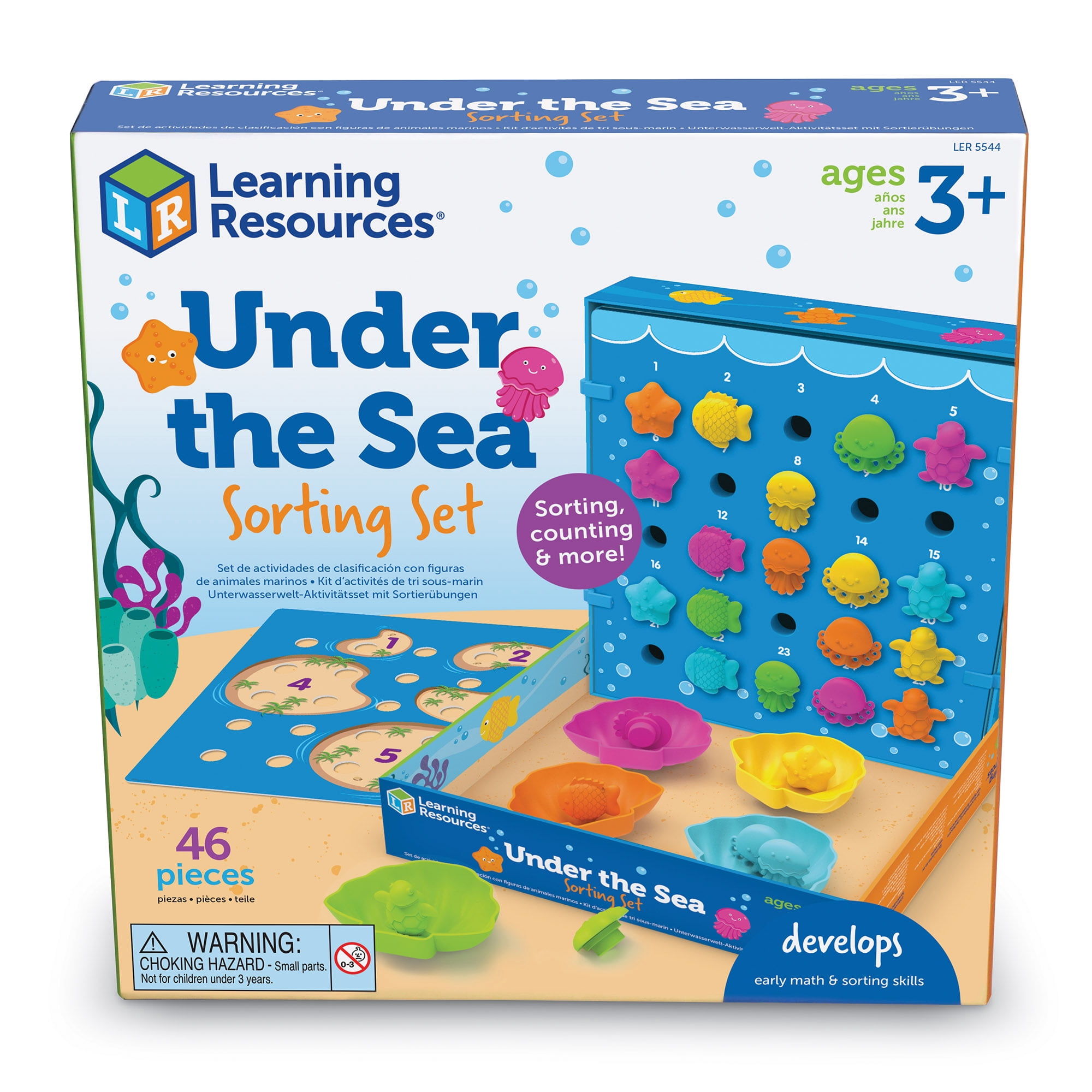 Learning Resources Under the Sea Sorting Set , Sorting Toys for Kids, Ages 3+