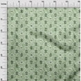 thumbnail image 2 of oneOone Viscose Chiffon Mint Green Fabric Floral & Geometric Sewing Craft Projects Fabric Prints By Yard 42 Inch Wide, 2 of 4