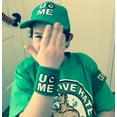 thumbnail image 2 of John Cena Boys Green Kids Costume T-shirt Hat Wristbands YS, 2 of 10