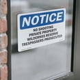 thumbnail image 4 of No Shooting Private Property Wilderness OSHA Notice Vinyl Decal Label 5 Inch x 3.5 Inch - 10 Pack, 4 of 6