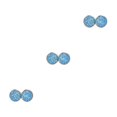 thumbnail image 1 of Pendientes de moda Minnieouse gotas para los oídos joyería fina azul Blanco, 1 of 6
