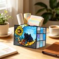 thumbnail image 4 of Stained Glass Cat Flower Pot,Handmade Cute Pots for Plants, Room and Office Decoration Glass Container Storage,Indoor Plant Pots with Drainage,Plant Gifts, 4 of 7