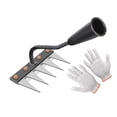 thumbnail image 4 of koolsoo Gardening Garden Hoe Weeding Rake Weeds Remover for Lawn Digging Landscaping 5 tines, 4 of 9