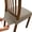 Khaki, variant on Pack of 4 Classical Striped Grids Pattern Chair Covers with Elastic Removable Washable Stretch Seat Cushions Covers