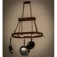 thumbnail image 1 of Meyda 120183 Porte-pot Léger 2 Po Harmonic&44; Rouille Rouge, 1 of 1