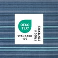 thumbnail image 6 of TOWN & COUNTRY BASICS Layne Modern Stripe Everwash® Washable Area Rug with Non-Slip Backing, Pet Friendly Rug, Navy Blue/Blue, 6'6"x 9'6", 6 of 12