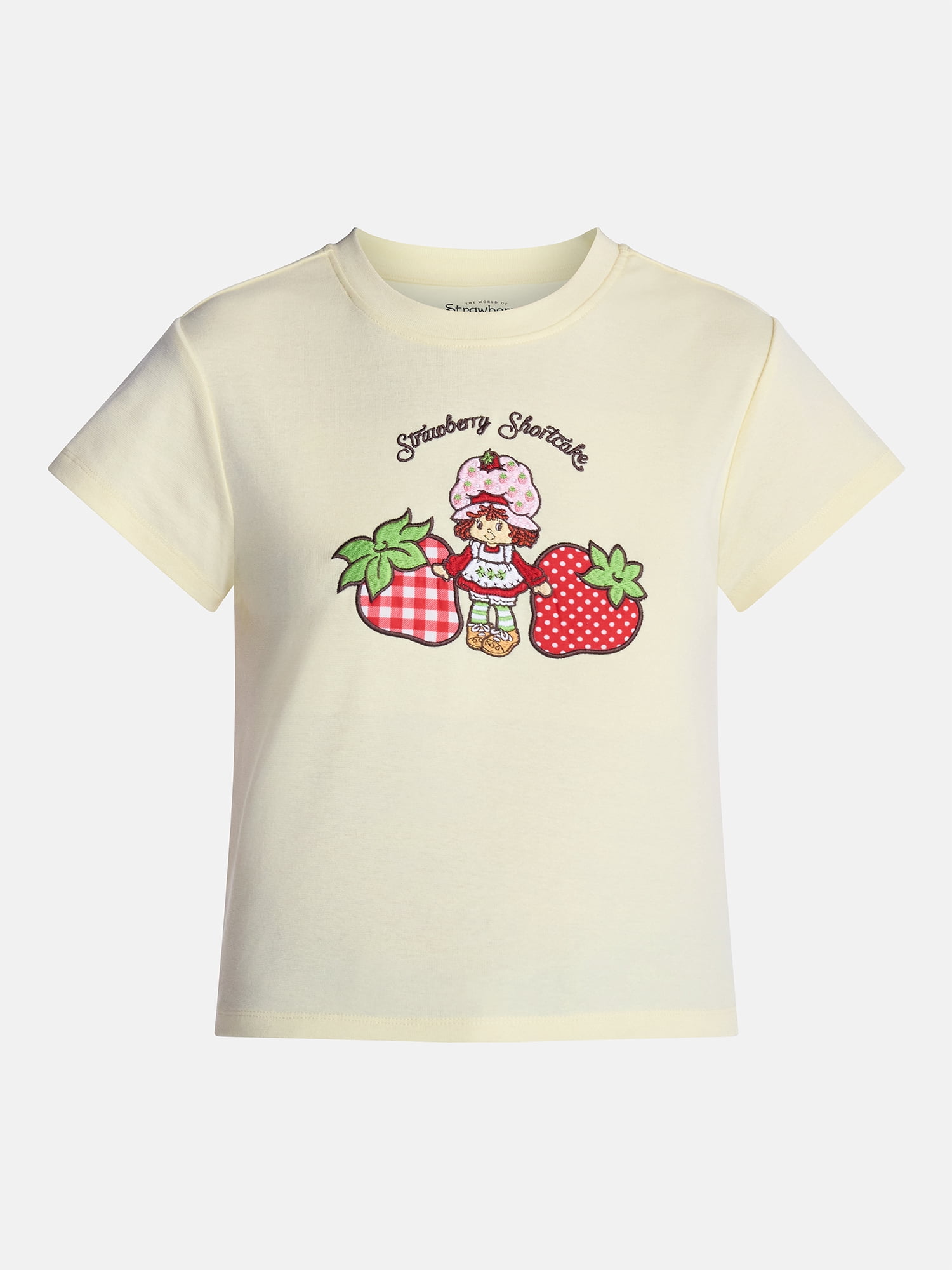Strawberry Shortcake Women’s Graphic Baby Tee, Sizes XXS-XXL