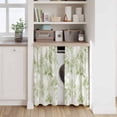 thumbnail image 6 of Watercolor Forest Sage Green Tier Curtains 54 Inch Length, Abstract Modern Trees Cafe Short Curtains for Bathroom Over Sink, Small Kitchen Curtain Light Filtering Tiered Drapes 2 Panels 27.5"Wx54"L, 6 of 8