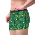 thumbnail image 4 of Balery Tennis Rackets and Balls Men's Boxer Briefs, Soft and Breathable Cotton Underwear with nylon Waistband-XX-Large, 4 of 9