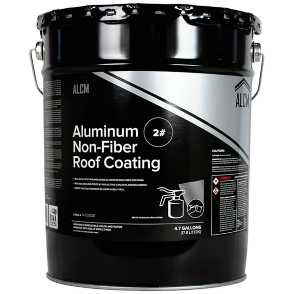 ALCM 2# Aluminum No Fiber Roof Coating