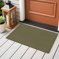 thumbnail image 5 of Sage Green Large Area Rugs for Bedroom Living Room, Soft Non Slip Carpet Bedside Rug, Brown Solid Color Simple Abstract Rectangular Floor Cover Kitchen Accent Rug 2'x3' for Dining Room/Office, 5 of 9