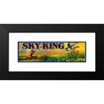 thumbnail image 2 of Anonymous 14x8 Black Modern Framed Museum Art Print Titled - Sky King Brand Citrus Label (1930-1950), 2 of 5