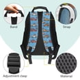 thumbnail image 4 of Pzuqiu Cute Cars Personalized 17 Inch School Backpack for Girls Customized School Bag with Name Large Capacity Sturdy Bookbag Custom for Teen Boys Daily Use, 4 of 7