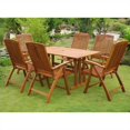 thumbnail image 1 of International Caravan La Coruna 7 Piece Wicker Patio Dining Set, 1 of 1